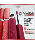 Rossetto liquido L'Oreal Make Up Infaillible Matte Resistance Snooze your ala Nº 115 (1 Unità)