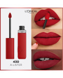 Rossetto liquido L'Oreal Make Up Infaillible Matte Resistance A Lister Nº 430 (1 Unità)