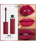 Rossetto liquido L'Oreal Make Up Infaillible Matte Resistance Wine not? Nº 500 (1 Unità)