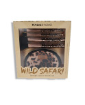 Set di Pennelli per il Trucco Magic Studio Wild Safari Savage 4 Pezzi