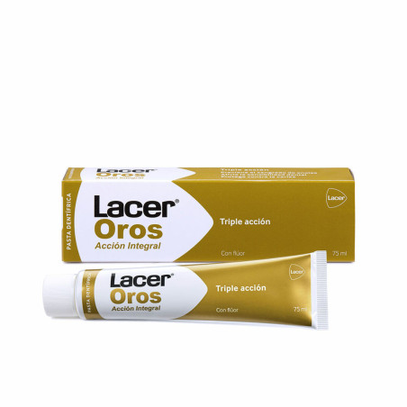 Dentifricio Tripla Azione Lacer Oro   (75 ml)