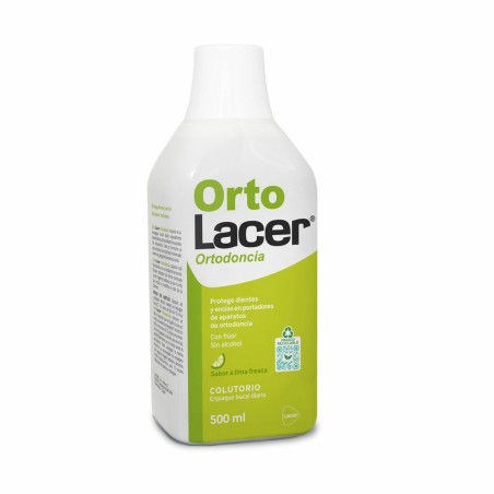 Colluttorio Lacer Ortolacer Cure ortodontiche Lime 500 ml