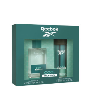 Cofanetto Profumo Uomo Reebok EDT Cool Your Body 2 Pezzi