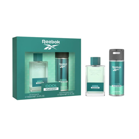 Cofanetto Profumo Uomo Reebok EDT Cool Your Body 2 Pezzi