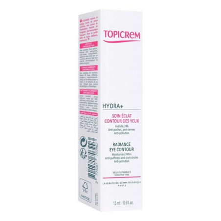 Crema per il Contorno Occhi Hydra+ Topicrem (15 ml)