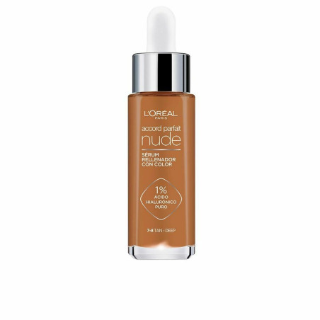 Base Cremosa per il Trucco L'Oreal Make Up Accord Parfait 7-8 (30 ml)