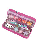 Set di Trucchi per Bambini Hello Kitty Hello Kitty Plumier Alumino Maquillaje 18 Pezzi