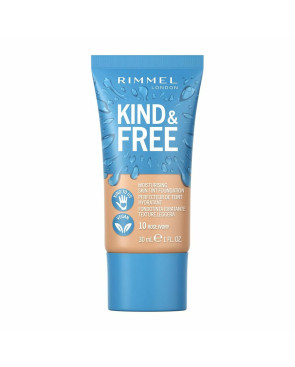 Base Cremosa per il Trucco Rimmel London Kind & Free 10-rose ivory (30 ml)