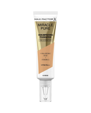 Base per Trucco Fluida Max Factor Miracle Pure 55-beige SPF 30 (30 ml)