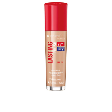 Base per Trucco Fluida Rimmel London Lasting Finish Nº 150 Spf 20