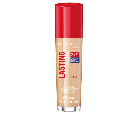 Base per Trucco Fluida Rimmel London Lasting Finish Nº 070 Spf 20