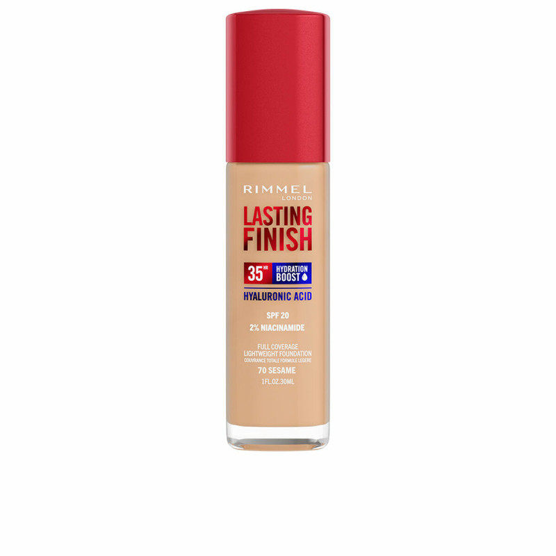 Base Cremosa per il Trucco Rimmel London Lasting Finish Nº 070 Sesame Spf 20 30 ml