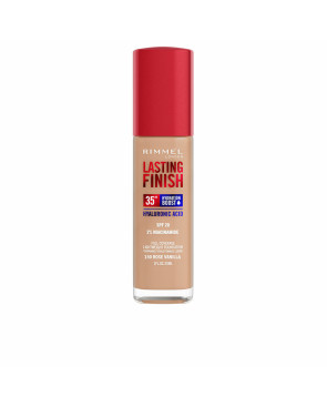 Base per Trucco Fluida Rimmel London Lasting Finish Nº 150 Rose Vanilla Spf 20 30 ml