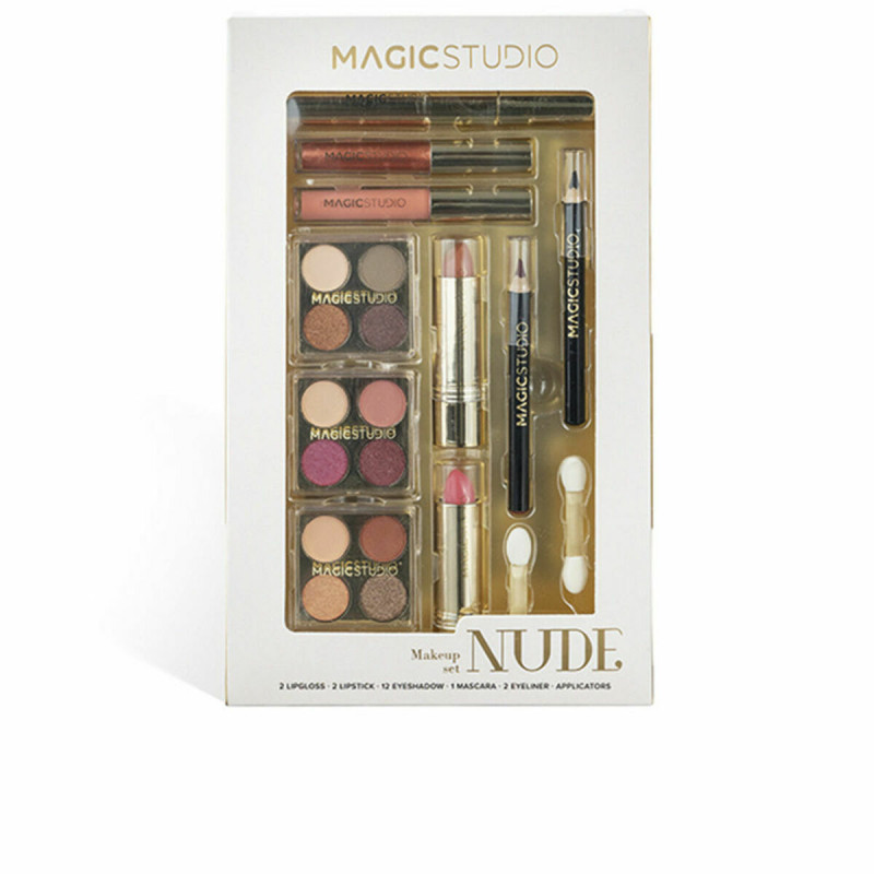 Set da Trucco IDC Institute Nude 12 Pezzi