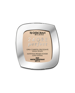 Polveri Compatte Deborah 24ore Perfect Nº 01 Light Beige Spf 15