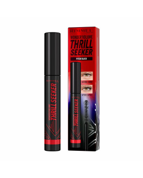 Mascara per Ciglia Rimmel London Volume Thrill Seeker Nº 004 Pitch Black 8 ml