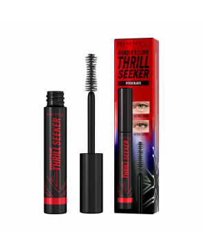 Mascara per Ciglia Rimmel London Volume Thrill Seeker Nº 004 Pitch Black 8 ml