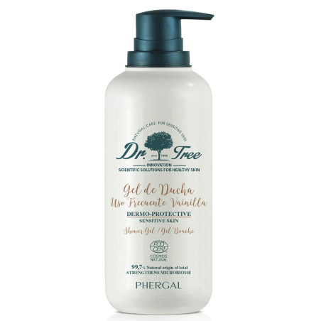 Gel Doccia Dr. Tree   Pelle sensibile Vaniglia Uso quotidiano 500 ml