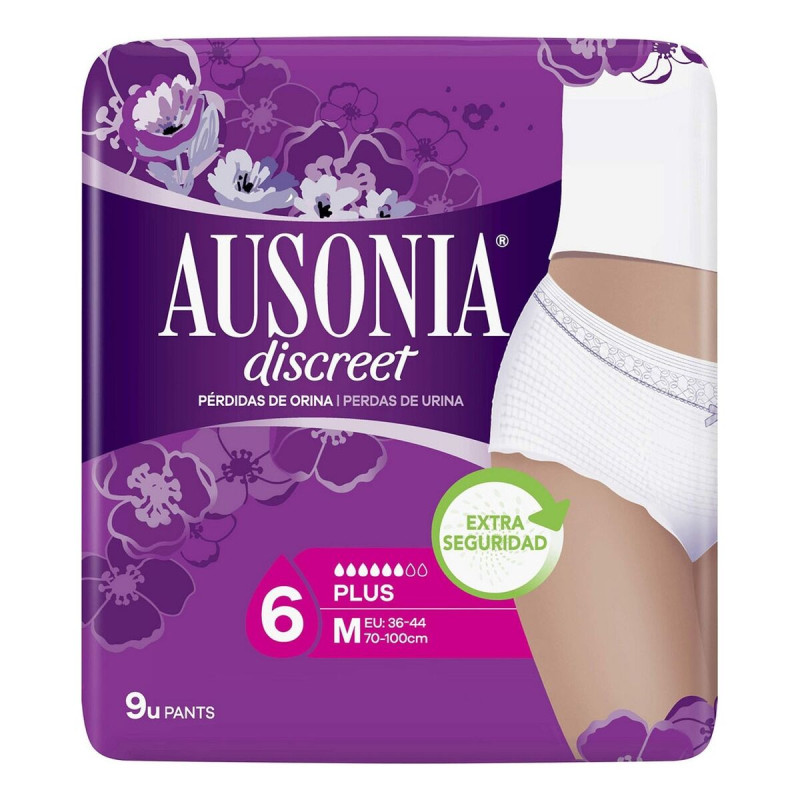 Assorbenti da incontinenza Ausonia Discreet Boutique Medio (9 uds)