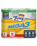 Carta Igienica Foxy Mega3 (4 Unità)