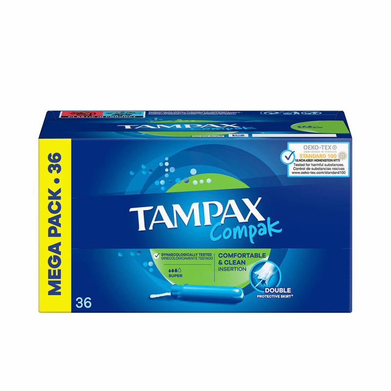 Assorbenti Interni Super Tampax Compak 36 Unità