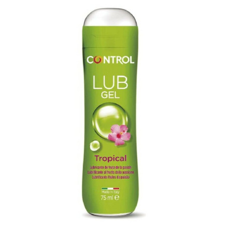 Lubrificante a Base d'Acqua Lub Tropical Control Frutto della Passione (75 ml)