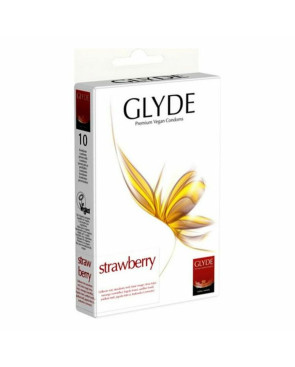 Preservativi Glyde Fragola 18 cm (10 uds)