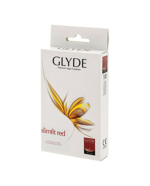 Preservativi Glyde Slimfit Red 10 Unità