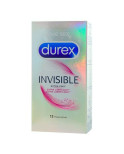 Preservativi Invisible Extra Lubricated Durex Invisible (12 uds)