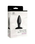 Plug Anale S Pleasures Silicone Nero (Ø 4 cm)