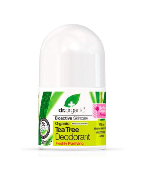 Deodorante Roll-on Dr.Organic DR00145 Albero del tè 50 ml