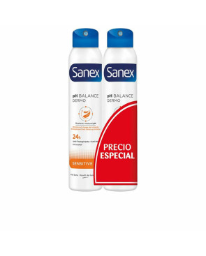 Deodorante Spray Sanex Sensitive 2 Unità 200 ml