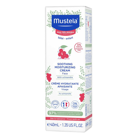 Crema Viso Idratante per Neonati Mustela 40 ml