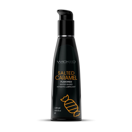 Lubrificante Intimo a base d'Acqua Gusto Caramello Salato 120 ml Wicked 120 ml