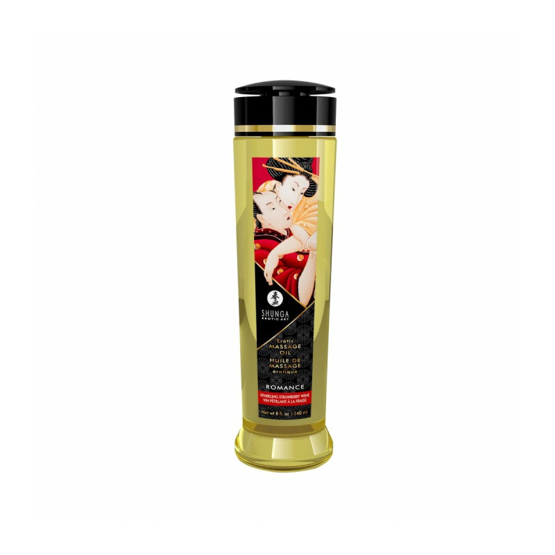 Olio per Massaggio Erotico Shunga 240 ml Champagne alla Fragola