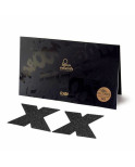 Copricapezzoli Flash Cross Black Bijoux Indiscrets 158 Nero