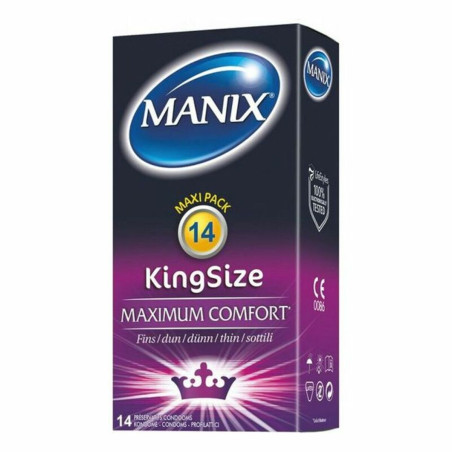 Preservativi Manix King Size No 18,5 cm Ø 5,6 cm (14 uds)