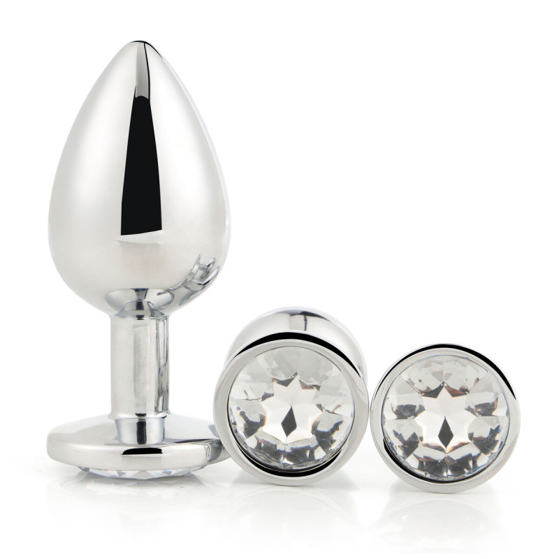 Plug Anale Dream Toys Gleaming Love Argentato