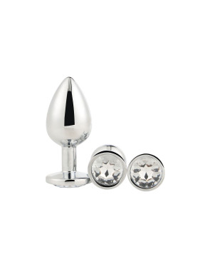 Plug Anale Dream Toys Gleaming Love Argentato