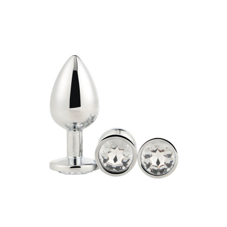 Plug Anale Dream Toys Gleaming Love Argentato