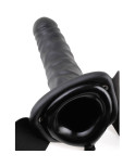 FETISH FANTASY SERIES - 19 CM STRAP-ON CAVO VIBRANTE NERO