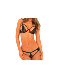 Set di Lingerie René Rofé Nero M/L