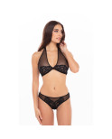 Set di Lingerie René Rofé Nero (S/M)