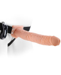 FETISH FANTASY SERIES - SERIES 11 HOLLOW STRAP-ON VIBRANTE CON SFERE 27.9CM CARNE