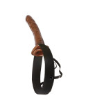 FETISH FANTASY SERIES - CHOCOLATE DREAM HOLLOW STRAP-ON