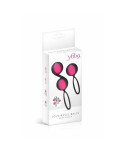 Kit d'Allenamento Weighted Kegel Yoba Silicone Nero Rosa 2 Pezzi