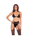 Set di Lingerie René Rofé Nero (M/L)