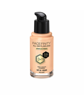 Base Cremosa per il Trucco Max Factor Face Finity All Day Flawless 3 in 1 Spf 20 Nº N42 Ivory 30 ml