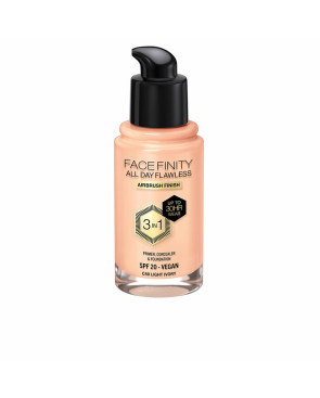 Base Cremosa per il Trucco Max Factor Face Finity All Day Flawless 3 in 1 Spf 20 Nº C40 Light ivory 30 ml