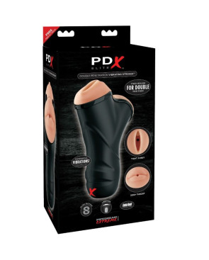 PDX ELITE - STROKER VIBRANTE A DOPPIA PENETRAZIONE